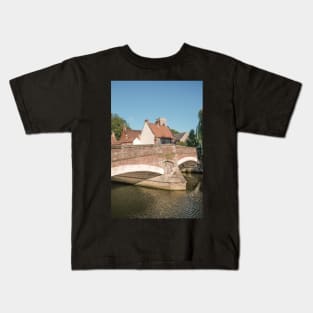 Fye Bridge over the River Wensum, Norwich Kids T-Shirt